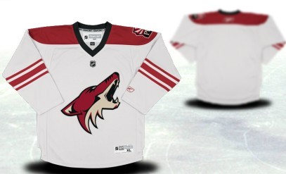 Phoenix Coyotes Youths Customized White Jersey