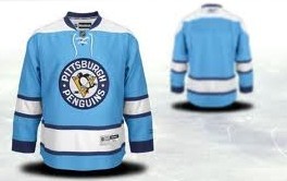 Pittsburgh Penguins Youths Customized Light Blue Jersey
