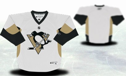 Pittsburgh Penguins Youths Customized White Jersey