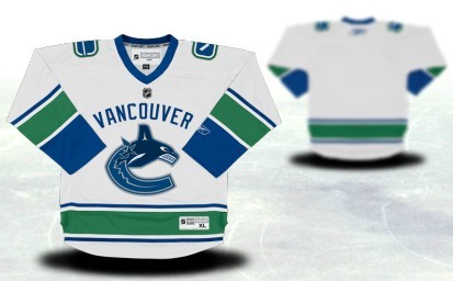 Vancouver Canucks Youths Customized White Jersey 