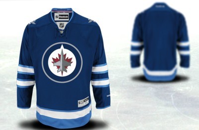Winnipeg Jets Mens Customized 2012 Blue Jersey