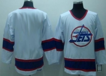 Winnipeg Jets Mens Customized White CCM Jersey