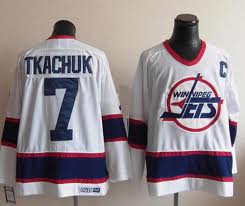 Winnipeg Jets #7 Keith Tkachuk White Throwback CCM Jersey 