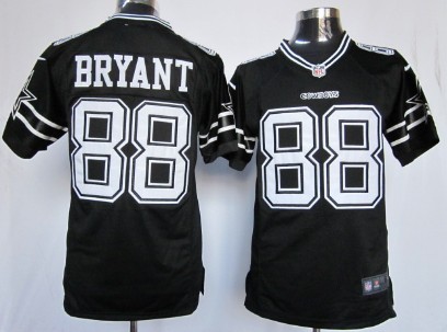 Nike Dallas Cowboys #88 Dez Bryant Black Game Jersey 