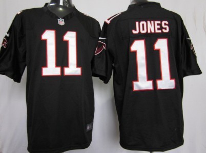 Nike Atlanta Falcons #11 Julio Jones Black Game Jersey 