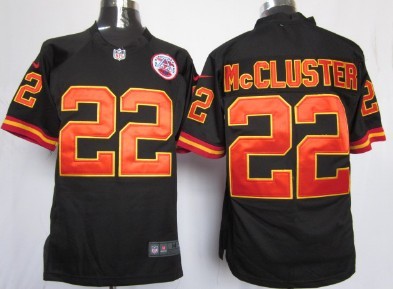 Nike Kansas City Chiefs #22 Dexter McCluster Black Game Jersey 