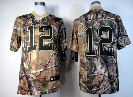 Nike Indianapolis Colts #12 Andrew Luck Realtree Camo Elite Jersey