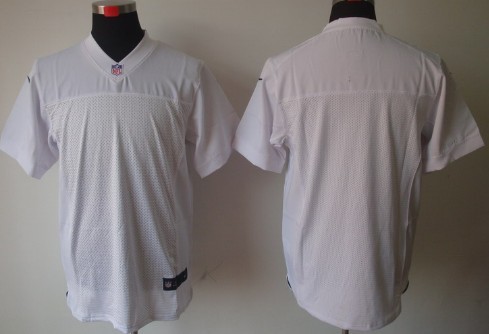 Nike Oakland Raiders Blank White Elite Jersey 