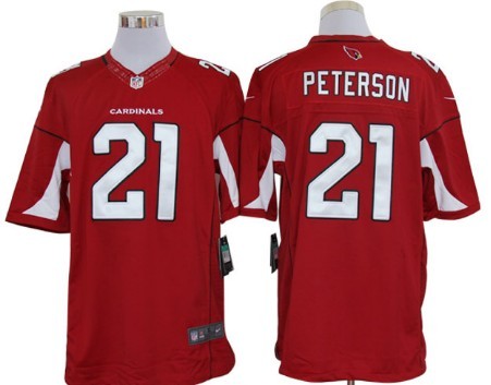 Nike Arizona Cardinals #21 Patrick Peterson Red Limited Jersey 