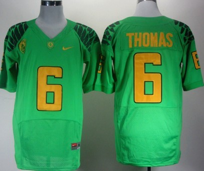 Oregon Ducks #6 DeAnthony Thomas 2013 Light Green Elite Jersey