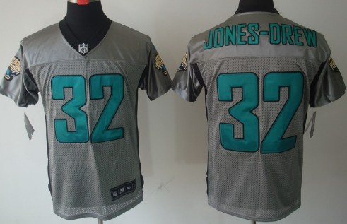 Nike Jacksonville Jaguars #32 Maurice Jones-Drew Gray Shadow Elite Jersey 