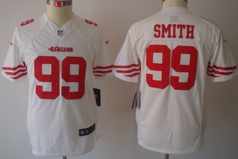 Nike San Francisco 49ers #99 Aldon Smith White Limited Kids Jersey 
