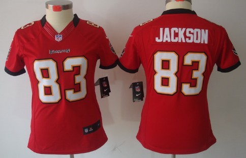 Nike Tampa Bay Buccaneers #83 Vincent Jackson Red Limited Womens Jersey 