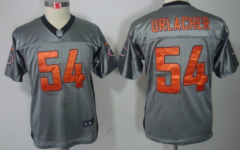 Nike Chicago Bears #54 Brian Urlacher Gray Shadow Kids Jersey 