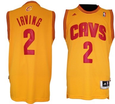 Cleveland Cavaliers #2 Kyrie Irving Revolution 30 Swingman Yellow Jersey 