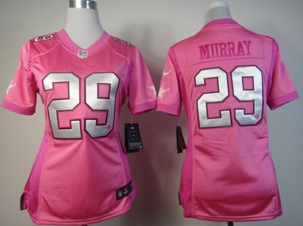 Nike Dallas Cowboys #29 DeMarco Murray Pink Love Womens Jersey