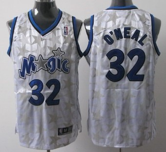 Orlando Magic #32 Shaquille O'neal White All-Star Jersey