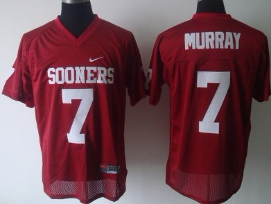 Oklahoma Sooners #7 DeMarco Murray Red Jersey