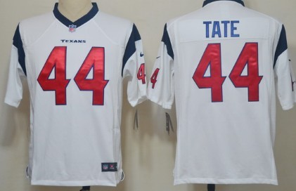 Nike Houston Texans #44 Ben Tate White Game Jersey 