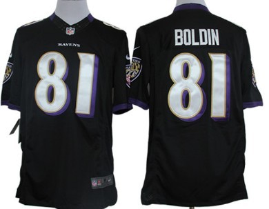 Nike Baltimore Ravens #81 Anquan Boldin Black Limited Jersey 