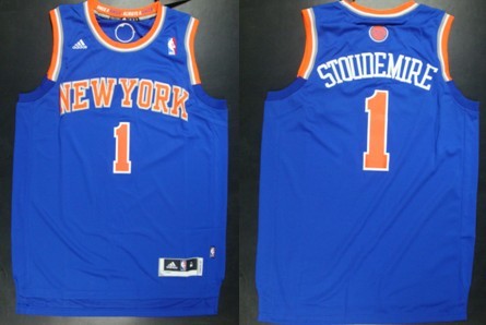 New York Knicks #1 Amare Stoudemire Revolution 30 Swingman 2013 Blue Jersey 