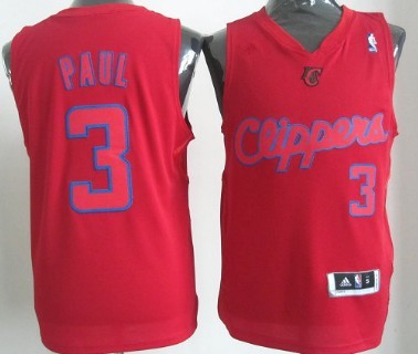 Los Angeles Clippers #3 Chris Paul Revolution 30 Swingman Red Big Color Jersey 