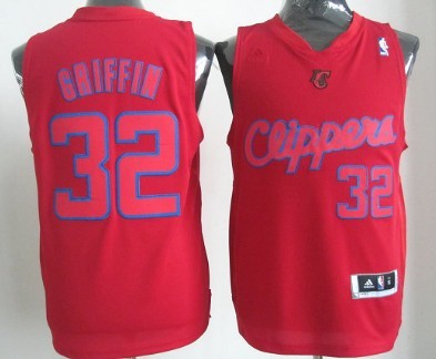 Los Angeles Clippers #32 Blake Griffin Revolution 30 Swingman Red Big Color Jersey 