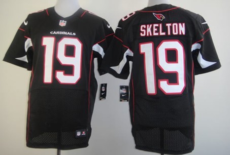 Nike Arizona Cardinals #19 John Skelton Black Elite Jersey 
