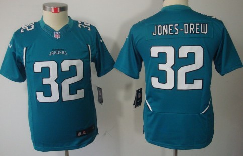 Nike Jacksonville Jaguars #32 Maurice Jones-Drew Green Limited Kids Jersey