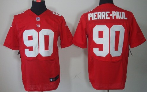 Nike New York Giants #90 Jason Pierre-Paul Red Elite Jersey 