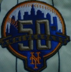 New York Mets 50th Anniversary Patch