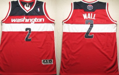 Washington Wizards #2 John Wall Red Swingman Jersey 