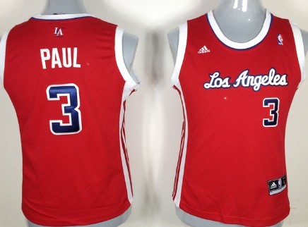 Los Angeles Clippers #3 Chris Paul Red Womens Jersey