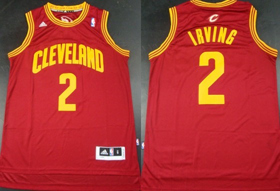 Cleveland Cavaliers #2 Kyrie Irving Revolution 30 Swingman Red Jersey 