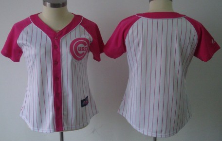 Chicago Cubs Blank 2012 Fashion Womens by Majestic Athletic Jersey 