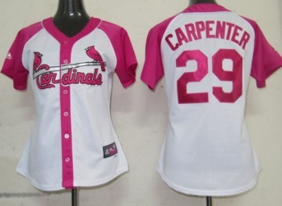 St. Louis Cardinals #29 Chris Carpenter 2012 Fashion Womens by Majestic Athletic Jersey 