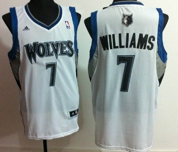 Minnesota Timberwolves #7 Derrick Williams Revolution 30 Swingman Blue Jersey 
