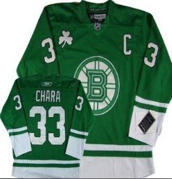 Boston Bruins #33 Zdeno Chara St. Patrick's Day Green Kids Jersey 