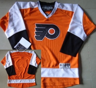 Philadelphia Flyers Blank Orange Kids Jersey 