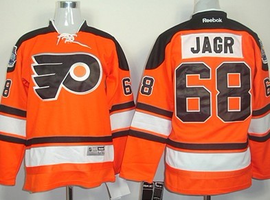 Philadelphia Flyers #68 Jaromir Jagr 2012 Winter Classic Orange Kids Jersey 