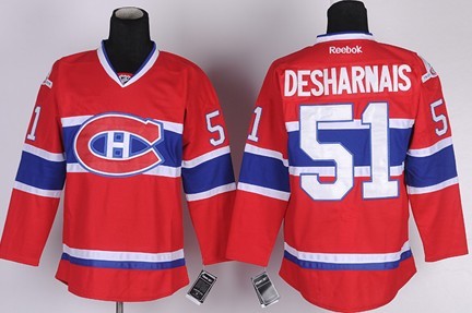 Montreal Canadiens #51 David Desharnais Red CH Jersey 