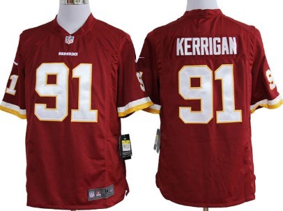 Nike Washington Redskins #91 Ryan Kerrigan Red Game Jersey 