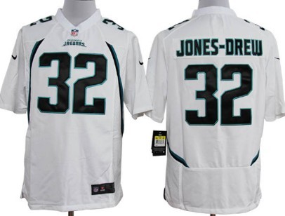 Nike Jacksonville Jaguars #32 Maurice Jones-Drew White Game Jersey 