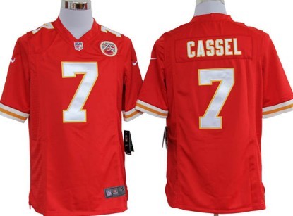 Nike Kansas City Chiefs #7 Matt Cassel Red Game Jersey