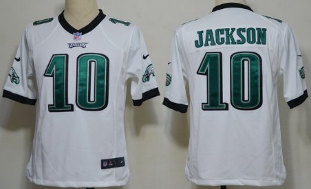 Nike Philadelphia Eagles #10 DeSean Jackson White Game Jersey 