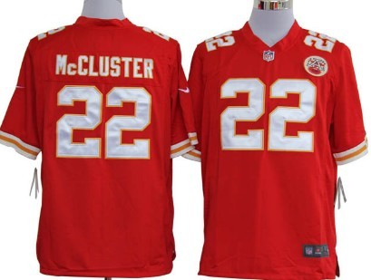 Nike Kansas City Chiefs #22 Dexter McCluster Red Game Jersey 