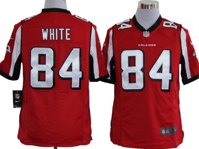 Nike Atlanta Falcons #84 Roddy White Red Game Jersey 