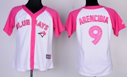 Toronto Blue Jays #9 J. P. Arencibia 2012 Fashion Womens by Majestic Athletic Jersey