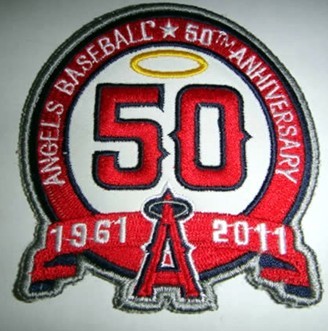 LA Angels of Anaheim 50th Anniversary Patch 