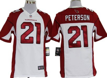 Nike Arizona Cardinals #21 Patrick Peterson White Game Jersey 